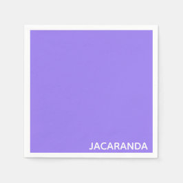 Guardanapo De Papel Nome de cor púrpura Jacaranda