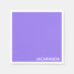 Guardanapo De Papel Nome de cor púrpura Jacaranda