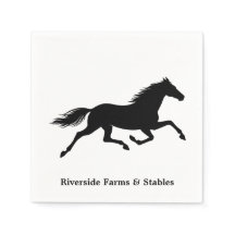 Nome do Estábulo de Cavalos Equestre Branco