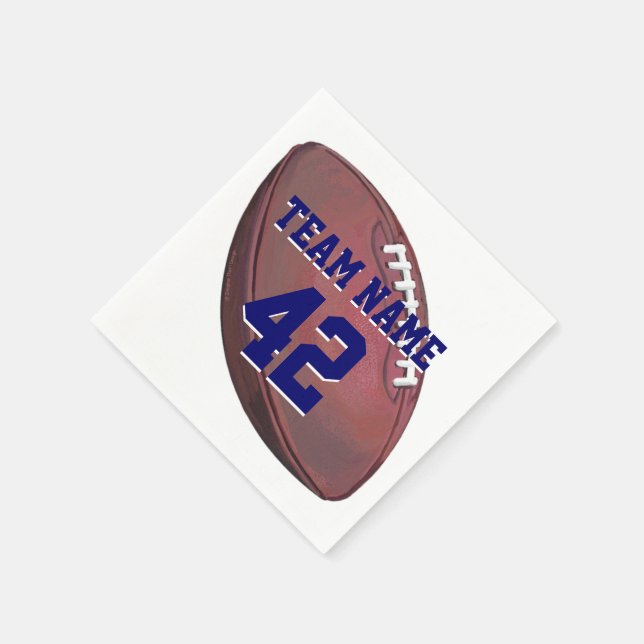 Guardanapo De Papel Nome do jogador e número de futebol (Canto)