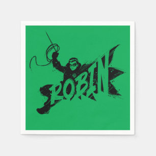Guardanapo De Papel Nome do Pincel de Tinta Robin