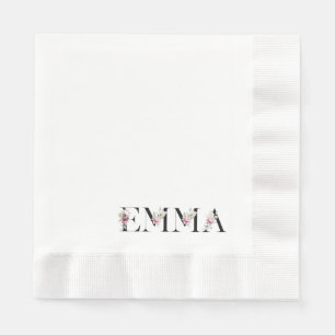 Guardanapo De Papel Nome Emma