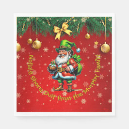 Guardanapo De Papel Nome - Irlandês Nollaig Shona Duit Feliz Natal