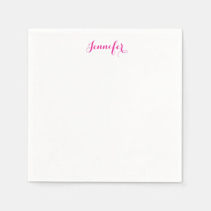 Guardanapo De Papel Nome minimalista moderno elegante profissional sim