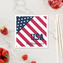 Guardanapo De Papel Nome Moderno da Família de Sinalizadores dos EUA