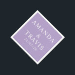 Guardanapo De Papel Nome Personalizado Casamento Mínimo Moderno Simple<br><div class="desc">Nome Personalizado Simples Documento Moderno Mínimo de Casamento Napkins.</div>