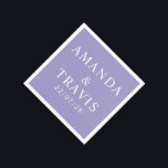 Guardanapo De Papel Nome Personalizado Casamento Mínimo Moderno Simple<br><div class="desc">Nome Personalizado Simples Documento Moderno Mínimo de Casamento Napkins.</div>