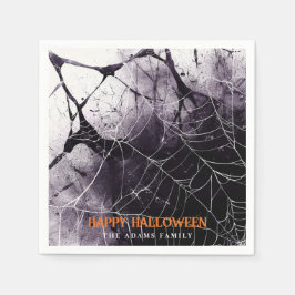 Guardanapo De Papel Nome Personalizado do Feliz Dia das Bruxas na Web