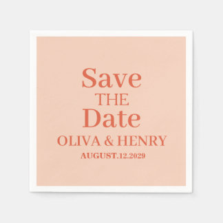 GUARDANAPO DE PAPEL NOME PERSONALIZADO SIMPLES ELEGANTE SALVE A DATA