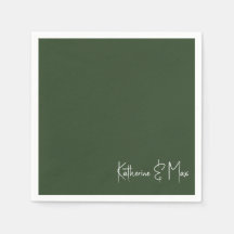 Nomes de Script Verde Florestal Cocktail