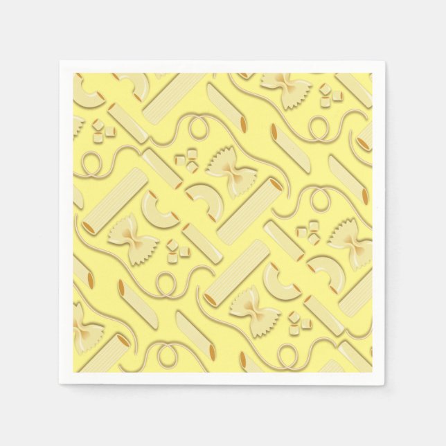 Guardanapo De Papel Noodles Pasta Kid Party - primeiro aniversario Ita (Frente)