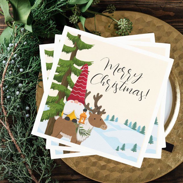 Guardanapo De Papel Nordic Trek Felry Natal (Criador carregado)