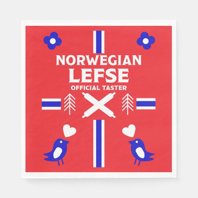 Guardanapo De Papel Norueguês - Esquerda Flatpão Apron (Frente)