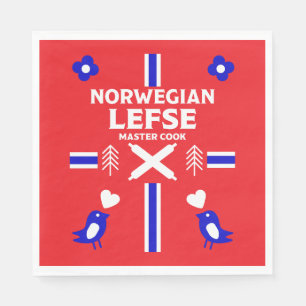 Guardanapo De Papel Norueguês - Esquerda Flatpão Apron