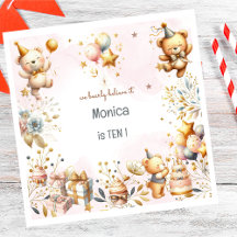 Nós acreditamos, aniversário de criança de ursinho