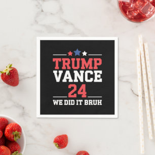 Guardanapo De Papel Nós Ganhamos Trump Vance 47º