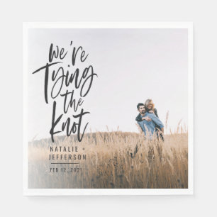 Guardanapo De Papel Nós somos festa de noivado do casando