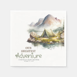 Guardanapo De Papel Nossa Maior Aventura Natureza Selvagem Ameaçada