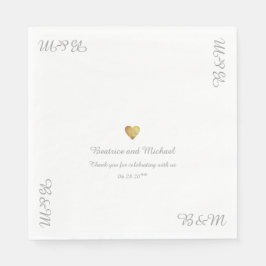 Guardanapo De Papel Nossa Recepção de casamento