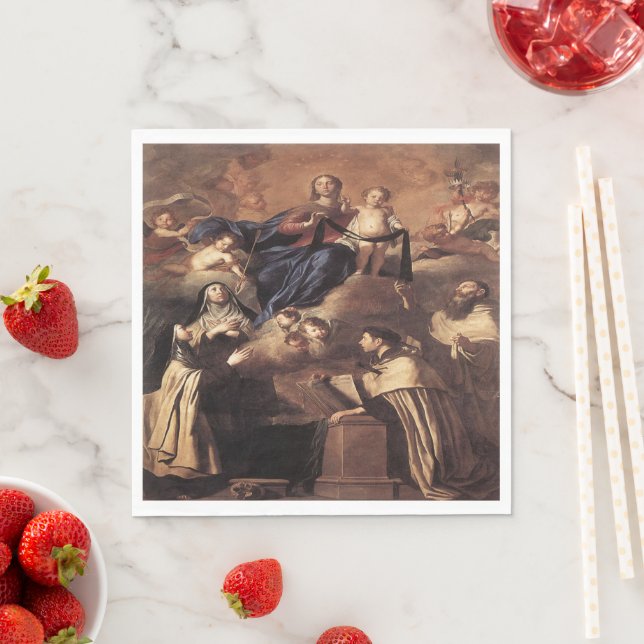 Guardanapo De Papel Nossa Senhora do Monte Carmel 1641 (Insitu)