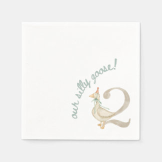 Guardanapo De Papel Nosso Bobo Goose segundo aniversário Napkin