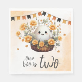 Guardanapo De Papel Nosso Boo Faz Dois Aniversário Fantasma