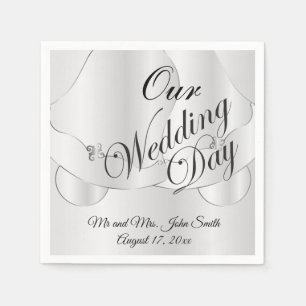 Guardanapo De Papel Nosso dia do casamento - casamento Bels
