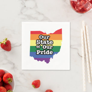 Guardanapo De Papel Nosso Estado de Orgulho Ohio
