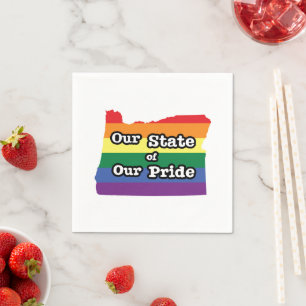 Guardanapo De Papel Nosso Estado de Orgulho Oregon
