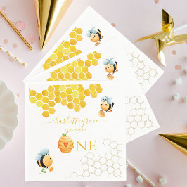 Guardanapo De Papel Nosso Mel Pequeno Está Transformando Um Aniversári