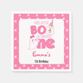 Guardanapo De Papel Nosso Pequeno Boo Virando Um, primeiro aniversario