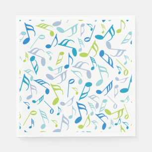 Guardanapo De Papel Notas de Música