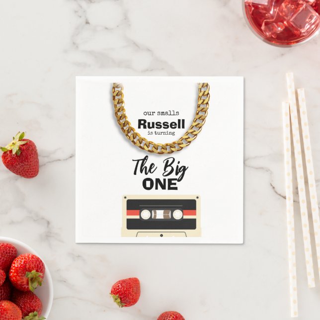 Guardanapo De Papel Notorious One 1st Birthday (Insitu)