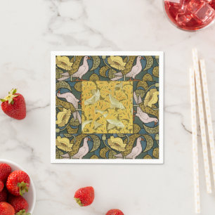 Guardanapo De Papel Nouveau De Peixe Amarelo Azul-Pombo