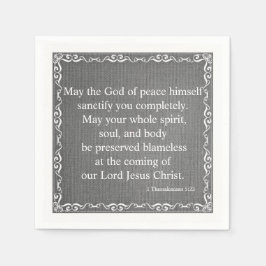 Guardanapo De Papel Nova Bênção da Bíblia do Testamento- 1 Salónica 5: