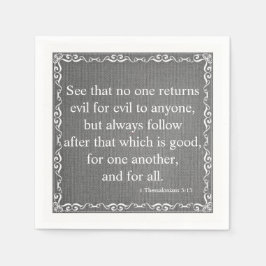 Guardanapo De Papel Nova Citação de Bíblias do Testamento - 1 Salónica