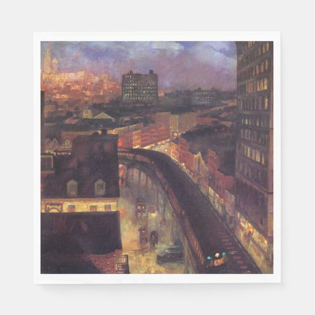 Guardanapo De Papel Nova Iorque de Greenwich Village (NYC) (Frente)