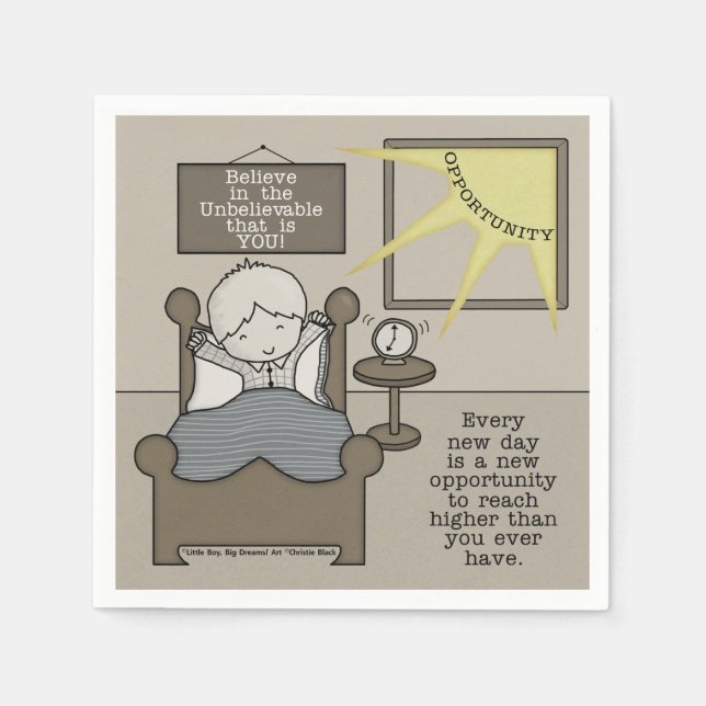 Guardanapo De Papel Nova Oportunidade (Frente)