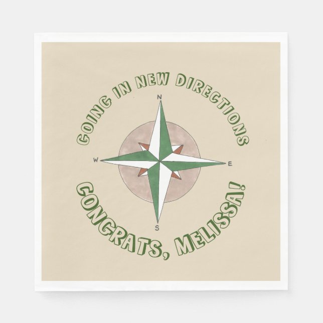 Guardanapo De Papel Novas Direções do Partido de Reforma em Saída (Frente)