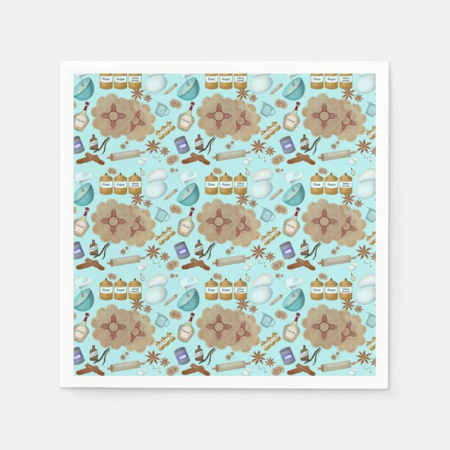 Guardanapo De Papel Novo México Biscoito Cookies Zia Sun (Frente)