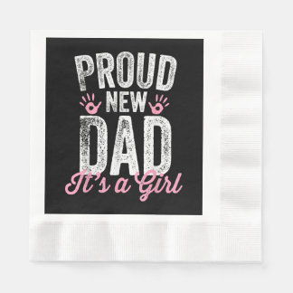 Guardanapo De Papel Novo papai Orgulhoso É Uma Garota Oferece ao Pai q
