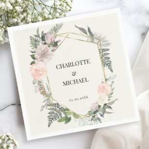 Guardanapo De Papel Núcleos de flores de eucalipto específicos do clie