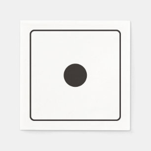 Guardanapo De Papel Números DICE de tubulações 1 + seu backgr.