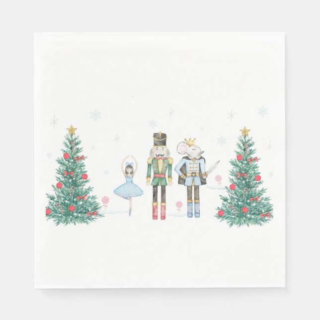 Guardanapo De Papel Nutcracker Napkins Pastel (Frente)