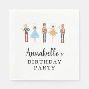 Guardanapo De Papel Nutcracker Napkins  Personalizável