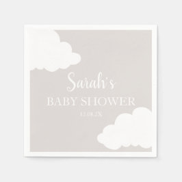 Guardanapo De Papel Nuvem Chá de fraldas Napkins