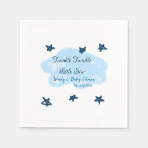 Guardanapo De Papel Nuvens azuis brilham Twinkle Pequena Exibição de B