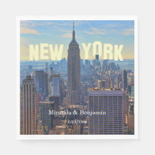 Guardanapo De Papel NYC Skyline ESB World Trade 2C L