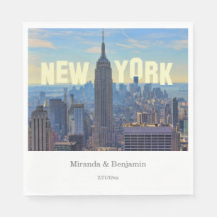 Guardanapo De Papel NYC Skyline ESB WTC 2C L