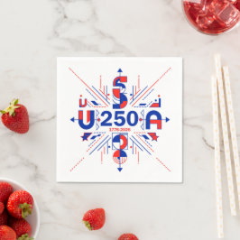 Guardanapo De Papel O 250º aniversário da América